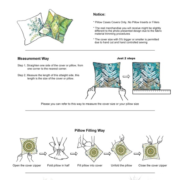 NWT✨ Set of 2 Teal Accent Pillow Covers - Picture 7 of 7